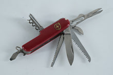 Load image into Gallery viewer, Lot of 4 Multi-Tool Pocket Knives – Victorinox Swiss Army + Two Unbranded + New Mini Pocket Knife