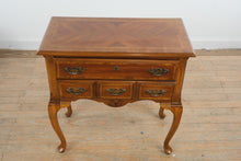 Load image into Gallery viewer, Solid Cherry Lowboy Chest with Inlaid Top and Cabriole Legs