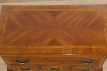 Load image into Gallery viewer, Solid Cherry Lowboy Chest with Inlaid Top and Cabriole Legs
