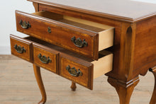 Load image into Gallery viewer, Solid Cherry Lowboy Chest with Inlaid Top and Cabriole Legs