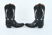 Load image into Gallery viewer, Lucchese 1883 N7367 Black Exotic Leather Shooting Star Cowboy Boots 7B