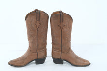 Load image into Gallery viewer, Lucchese Handmade L7823 Brown Leather Western Cowboy Boots Womens 6 5 B