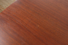 Load image into Gallery viewer, Mid Century Modern Mahogany Single Pedestal Desk with File Drawers