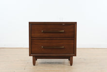 Load image into Gallery viewer, Northridge Home Marina Del Rey Walnut Nightstand with USB and Power Outlets