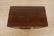Load image into Gallery viewer, Northridge Home Marina Del Rey Walnut Nightstand with USB and Power Outlets