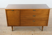 Load image into Gallery viewer, Mid Century Modern Bassett Buffet Server Credenza in Walnut