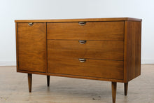Load image into Gallery viewer, Mid Century Modern Bassett Buffet Server Credenza in Walnut
