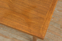 Load image into Gallery viewer, Mersman Mid Century Modern Walnut Square Coffee Table with Tapered Legs