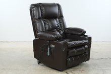 Load image into Gallery viewer, MCombo Dual Motor Power Lift Recliner Chair with Heat and Massage – Brown