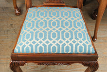 Load image into Gallery viewer, Councill Craftsmen Style Mahogany Double Pedestal Dining Table with 8 Chippendale Chairs