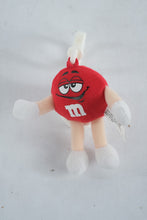 Load image into Gallery viewer, M and M Plush Keychain Dispenser Red Yellow Set Mars Candy Characters