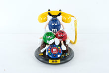 Load image into Gallery viewer, M&MS Animated Telephone Candy Characters Desk Phone Red Yellow Blue Collectible