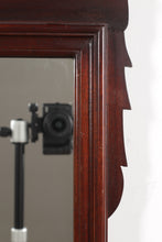 Load image into Gallery viewer, Mahogany Chippendale Mirror with Broken Arch and Center Finial - 25" x 45"