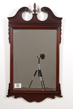Load image into Gallery viewer, Mahogany Chippendale Mirror with Broken Arch and Center Finial - 25" x 45"