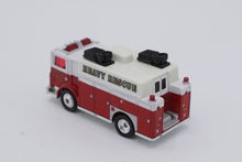 Load image into Gallery viewer, Matchbox Houston Fire Dept. Heavy Rescue Truck (Mack Auxiliary Power Truck, 1:64 Diecast, 1991 Release)
