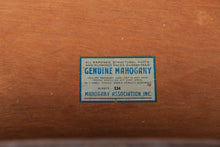 Load image into Gallery viewer, Vintage Maddox Mahogany Secretary Desk with Bookcase and Ball and Claw Feet
