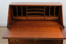 Load image into Gallery viewer, Maddox Colonial Reproductions Solid Cherry Slant Front Secretary Desk