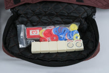 Load image into Gallery viewer, American Mahjong Set 166 Tiles Racks Pushers Quilted Carrying Bag