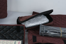 Load image into Gallery viewer, American Mahjong Set 166 Tiles Racks Pushers Quilted Carrying Bag