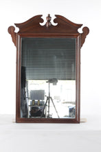 Load image into Gallery viewer, Mahogany Chippendale Mirror - Center Finial - Vanity