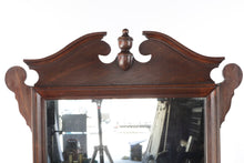 Load image into Gallery viewer, Mahogany Chippendale Mirror - Center Finial - Vanity