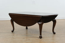 Load image into Gallery viewer, Henkel-Harris Genuine Mahogany Queen Anne Drop-Leaf Coffee Table