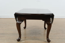 Load image into Gallery viewer, Henkel-Harris Genuine Mahogany Queen Anne Drop-Leaf Coffee Table