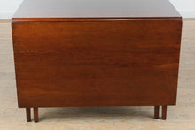 Load image into Gallery viewer, Vintage Mahogany Gateleg Drop Leaf Dining Table with Dual 24 Inch Leaves