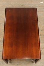 Load image into Gallery viewer, Vintage Mahogany Gateleg Drop Leaf Dining Table with Dual 24 Inch Leaves