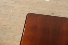 Load image into Gallery viewer, Vintage Mahogany Gateleg Drop Leaf Dining Table with Dual 24 Inch Leaves