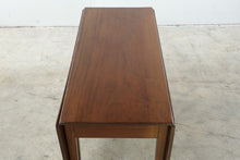 Load image into Gallery viewer, Solid Mahogany Drop Leaf Dining Table with Swing-Out Support Legs