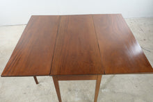 Load image into Gallery viewer, Solid Mahogany Drop Leaf Dining Table with Swing-Out Support Legs