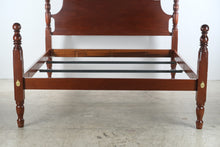 Load image into Gallery viewer, King Size Solid Mahogany Poster Bed with Short Post Footboard