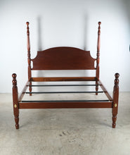 Load image into Gallery viewer, King Size Solid Mahogany Poster Bed with Short Post Footboard