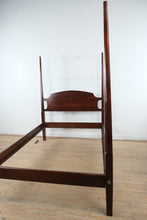 Load image into Gallery viewer, Solid Mahogany Pencil Post Bed Frame