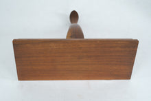Load image into Gallery viewer, Mahogany Wall Shelf with Turned Bracket Traditional Display Shelf