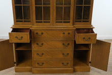 Load image into Gallery viewer, Elegant Mahogany China Cabinet with Pull-Out Writing Desk