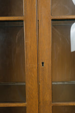 Load image into Gallery viewer, Elegant Mahogany China Cabinet with Pull-Out Writing Desk