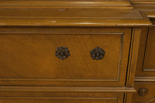Load image into Gallery viewer, Elegant Mahogany China Cabinet with Pull-Out Writing Desk