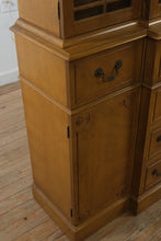 Load image into Gallery viewer, Elegant Mahogany China Cabinet with Pull-Out Writing Desk