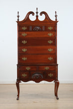 Load image into Gallery viewer, Mahogany Philadelphia Style Tall Boy Dresser