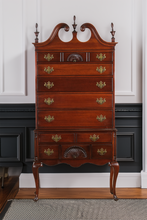 Load image into Gallery viewer, Mahogany Philadelphia Style Tall Boy Dresser