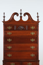 Load image into Gallery viewer, Mahogany Philadelphia Style Tall Boy Dresser