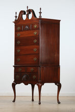 Load image into Gallery viewer, Mahogany Philadelphia Style Tall Boy Dresser
