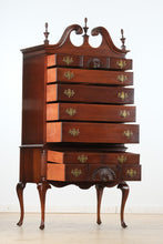 Load image into Gallery viewer, Mahogany Philadelphia Style Tall Boy Dresser