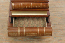 Load image into Gallery viewer, Maitland Smith Leather Bound Book Box Storage Table with Hidden Compartment