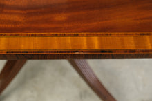Load image into Gallery viewer, Maitland-Smith Mahogany Double Pedestal Dining Table with 6 Chairs - Online Only