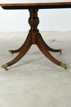 Load image into Gallery viewer, Maitland-Smith Mahogany Double Pedestal Dining Table with 6 Chairs - Online Only