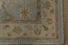 Load image into Gallery viewer, Pottery Barn Malika Persian Style Wool Runner Rug 2.6 x 9 Blue Floral