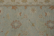 Load image into Gallery viewer, Pottery Barn Malika Persian Style Wool Runner Rug 2.6 x 9 Blue Floral